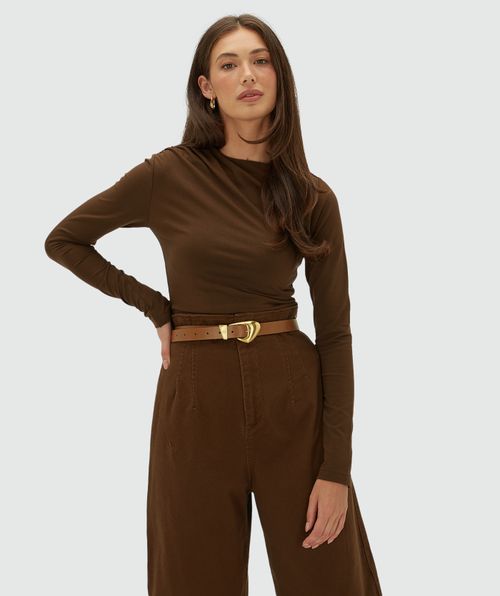 JV-LENIE slim fit top