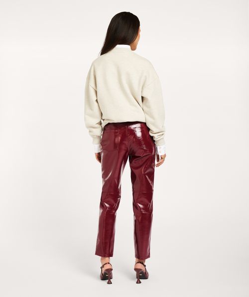 LENTHE regular fit sweater met logo