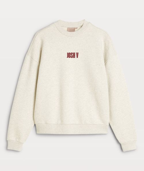 LENTHE regular fit sweater met logo