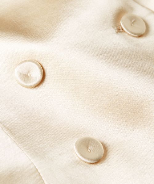 LEVA Gekürztes Gilet in Satin-Optik