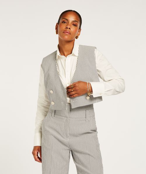 LEVA cropped waistcoat