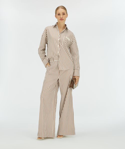 LEXX oversized blouse met strepen
