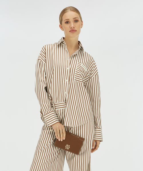 LEXX oversized blouse met strepen