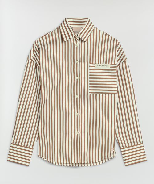 LEXX oversized blouse met strepen
