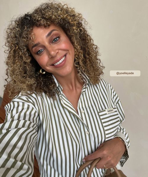 LEXX oversized striped blouse