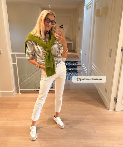 LEXX oversized striped blouse