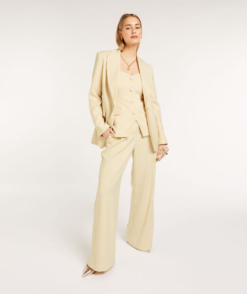 LIA high rise wide leg trousers