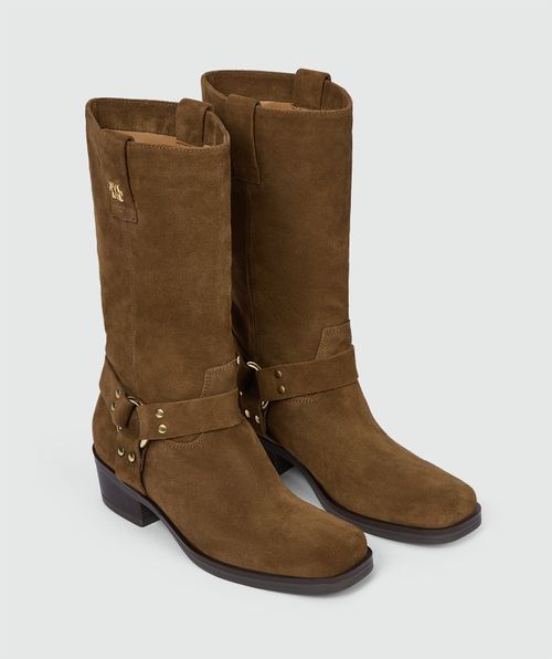 LILIAN suede boots