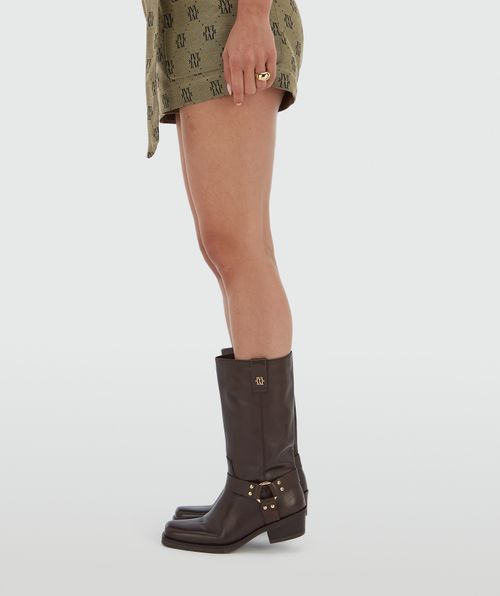 LILIAN leather boots
