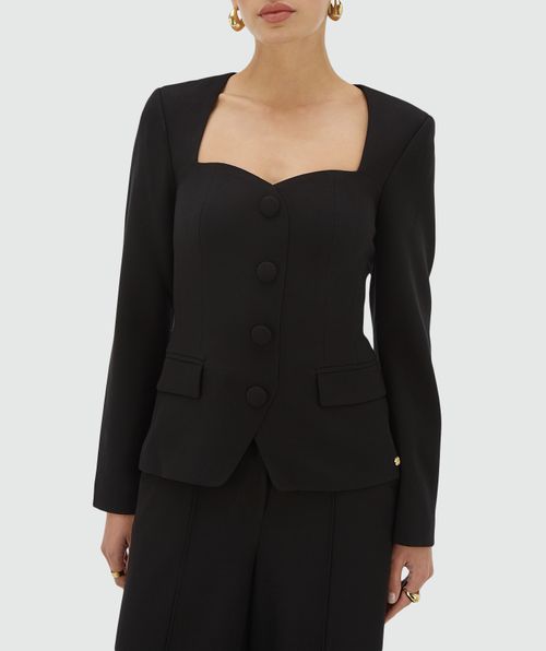 LISE fitted bustier top