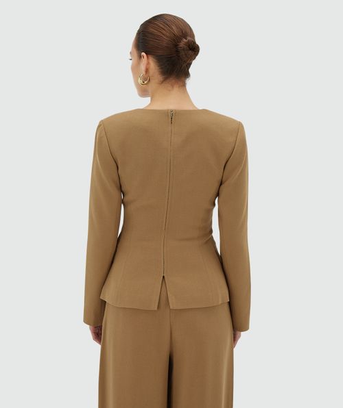 LISE fitted bustier top