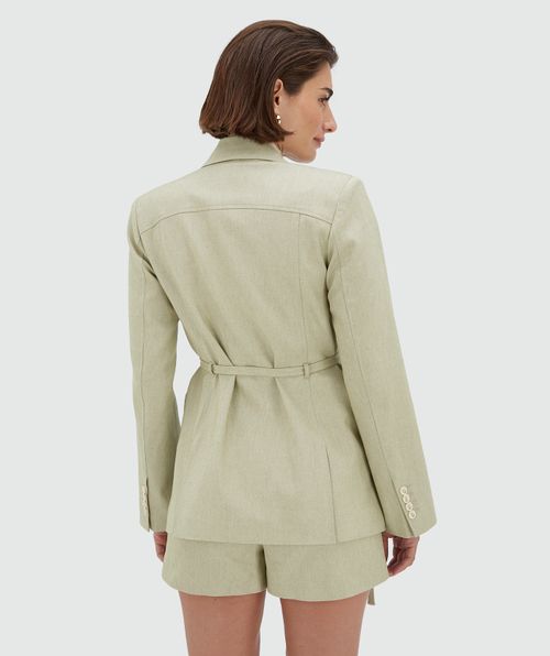 LOLA relaxed fit blazer with buckle fastening