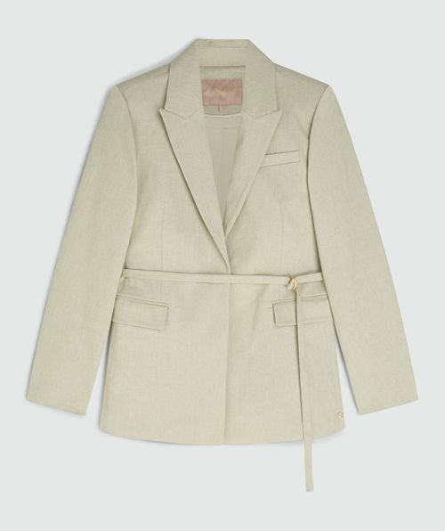 LOLA relaxed fit blazer with buckle fastening