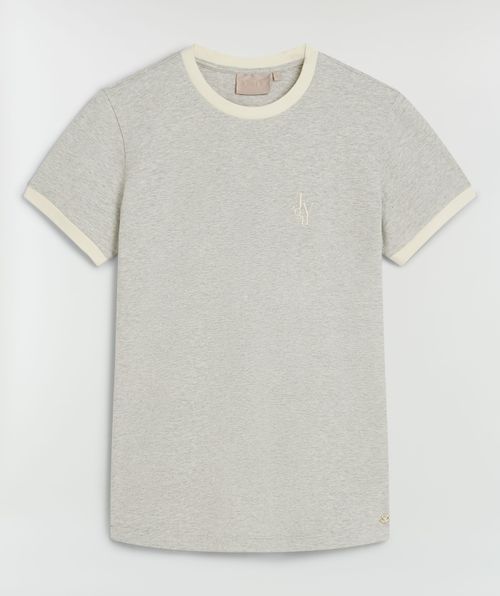 LOREN figurbetontes T-Shirt mit Logo