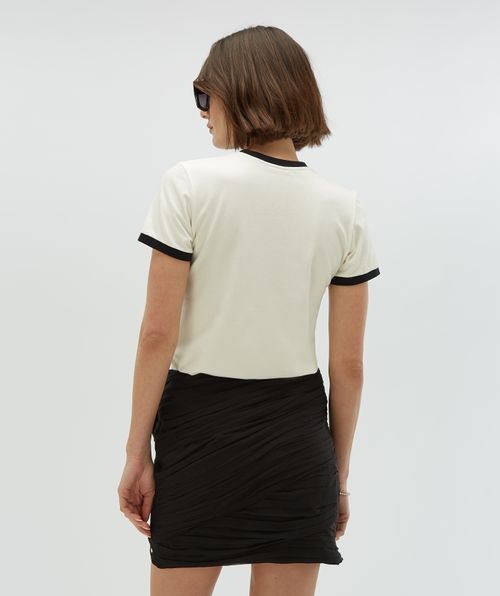 LOREN fitted T-shirt met logo