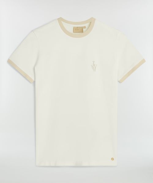 LOREN fitted T-shirt met logo