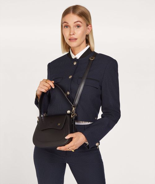 LOUIS cropped blazer met pinstripe