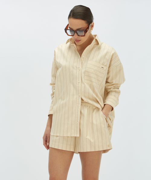 LOVA oversized striped blouse