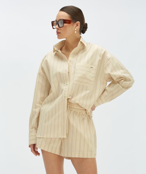 LOVA oversized striped blouse