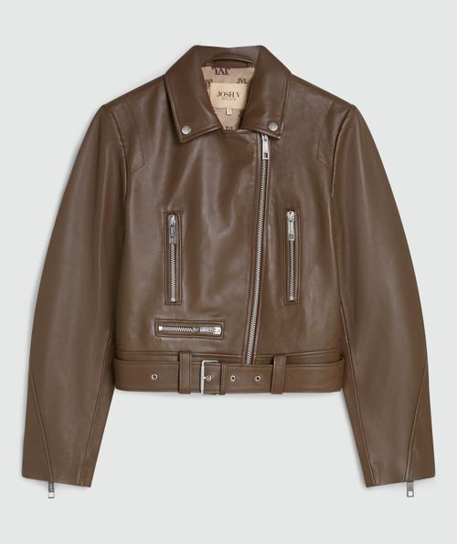 LUA Lederjacke mit normaler Passform