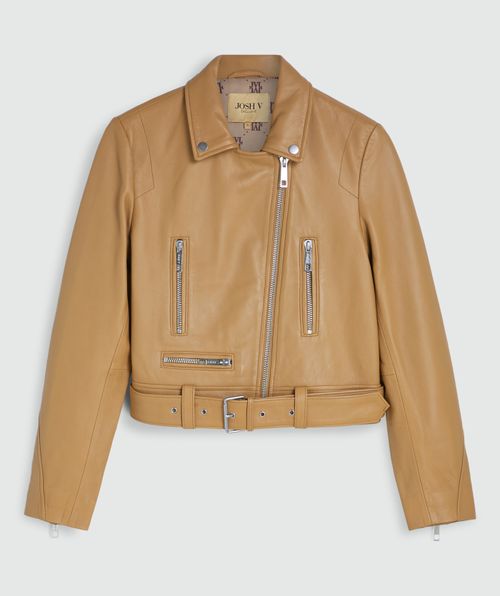 LUA Lederjacke mit normaler Passform