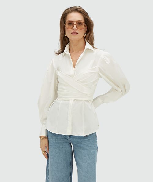 JV-LUANN figurbetonte Bluse