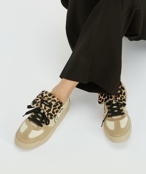 MAEVINA sneakers met luipaardprint