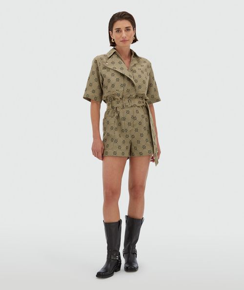MAXIME regular fit playsuit met logo