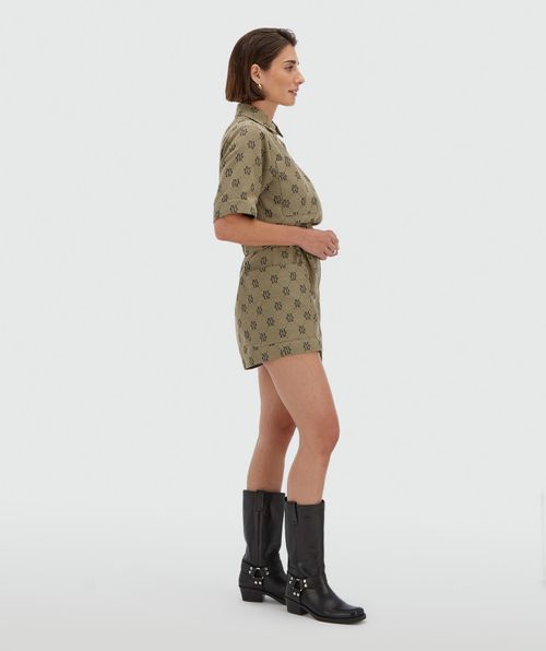 MAXIME regular fit playsuit met logo