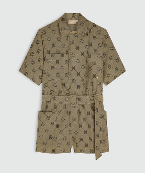 MAXIME regular fit playsuit met logo