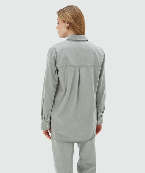 MEGGY straight fit denim blouse