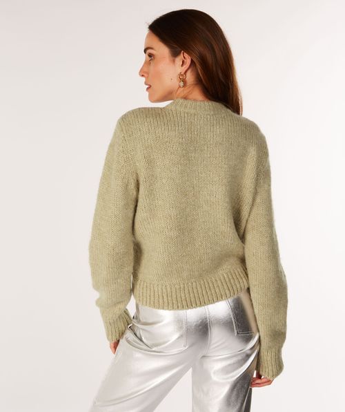 MERINDA regular fit sweater with wool