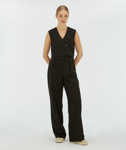 MIES high waisted wide leg pantalon