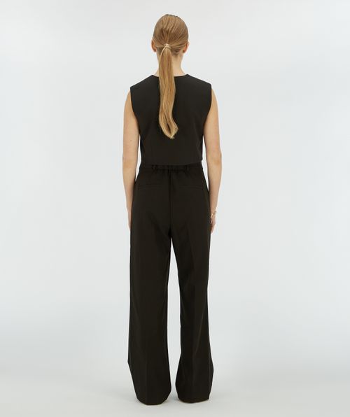 MIES high waisted wide leg pantalon