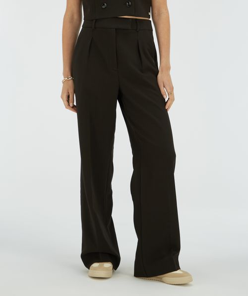 MIES high waisted wide leg pantalon