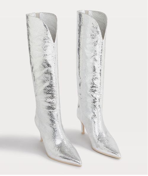 MIRUNA boots in metallic