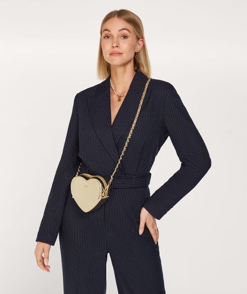 MORRIS regular fit jumpsuit with pinstripe