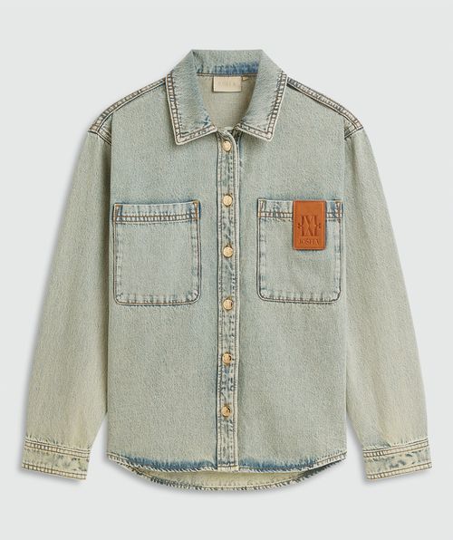 MYLESSA oversized denim blouse