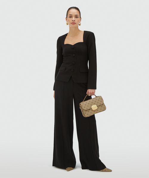 NELLIE High-Waist Hose mit weitem Bein