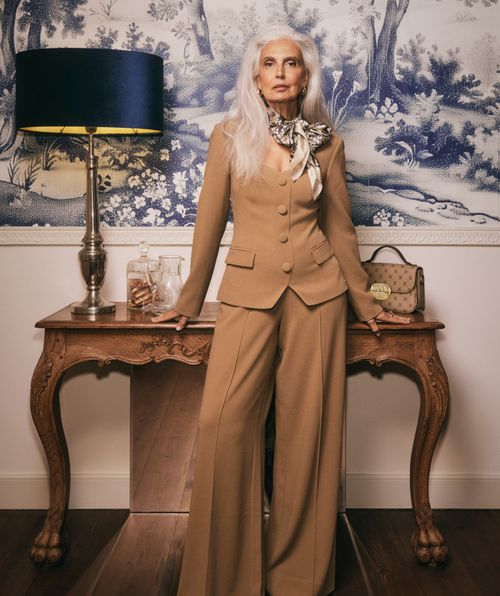 NELLIE high waisted wide leg pantalon