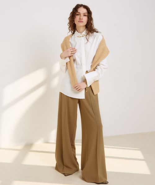 NELLIE high waisted wide leg pantalon
