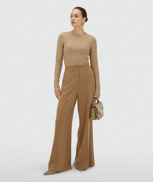 NELLIE high waisted wide leg pantalon