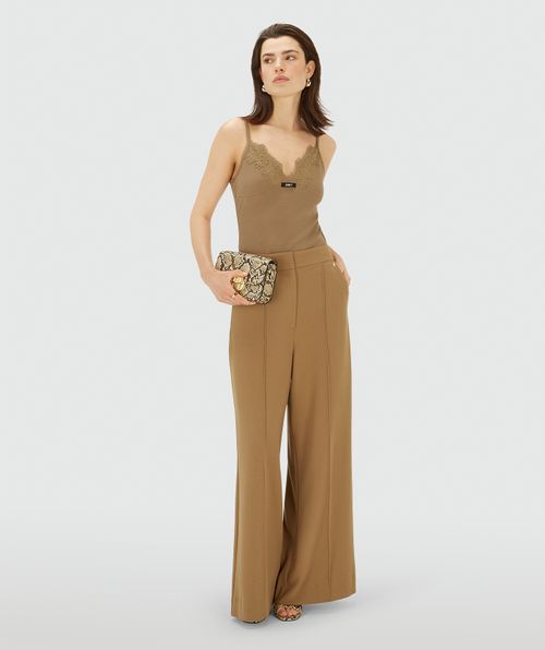 NELLIE high waisted wide leg trousers