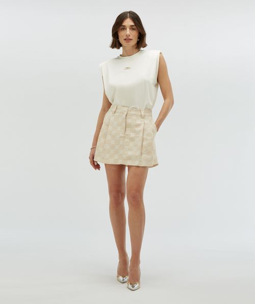 NENA Minirock mit Logo-Print
