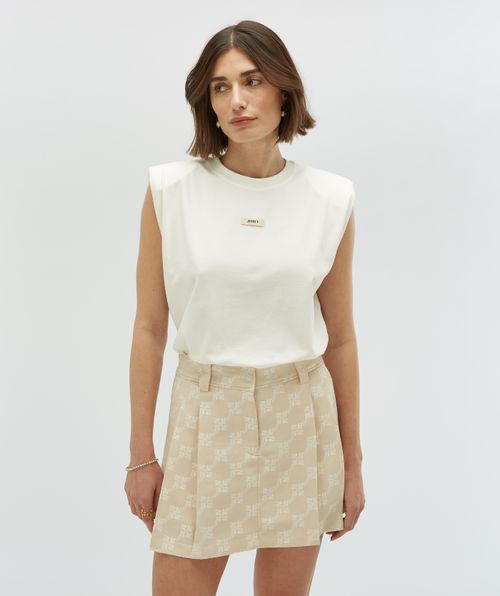 NENA Minirock mit Logo-Print