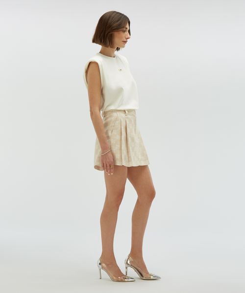 NENA Minirock mit Logo-Print