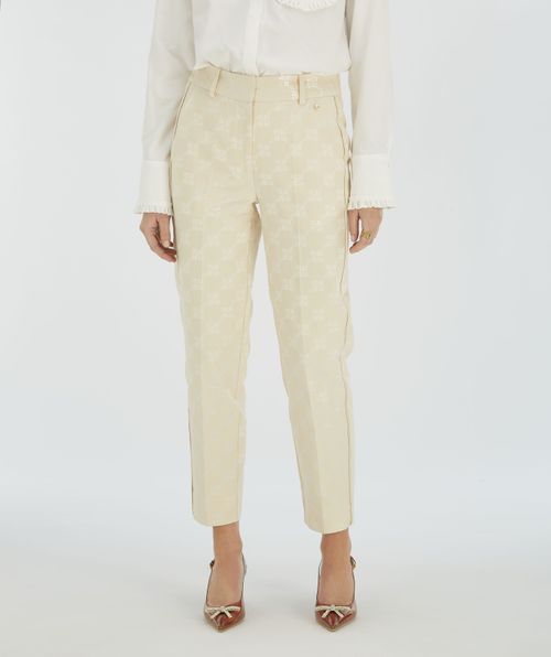 NIKITA figurbetonte Hose mit Logoprint