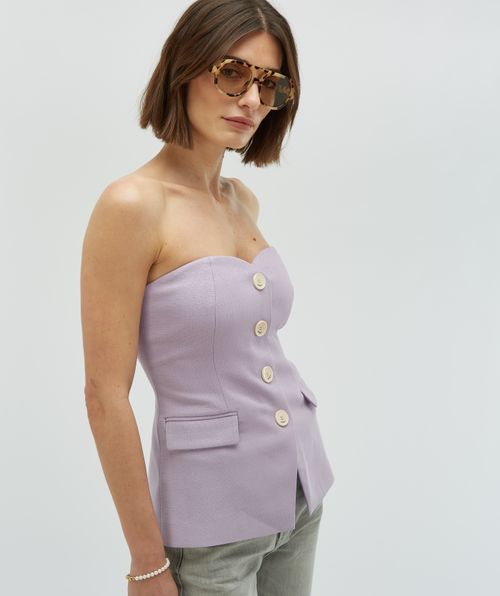 NIVA fitted bustier top