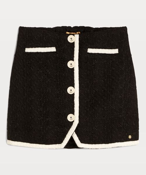 NOREEN fitted boucle skirt 