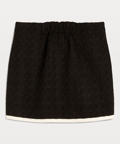 NOREEN fitted boucle skirt